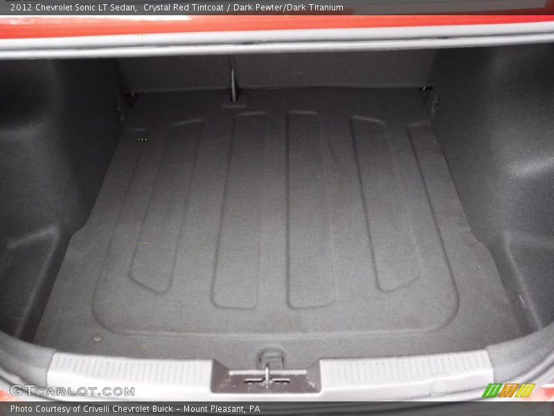 Crystal Red Tintcoat / Dark Pewter/Dark Titanium 2012 Chevrolet Sonic LT Sedan