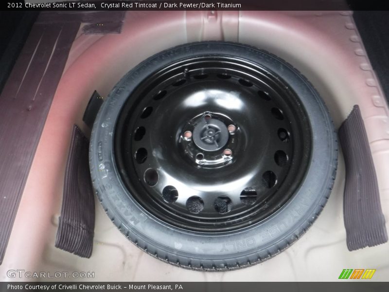 Crystal Red Tintcoat / Dark Pewter/Dark Titanium 2012 Chevrolet Sonic LT Sedan