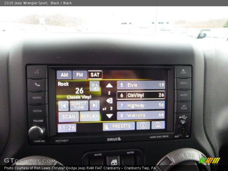 Black / Black 2016 Jeep Wrangler Sport