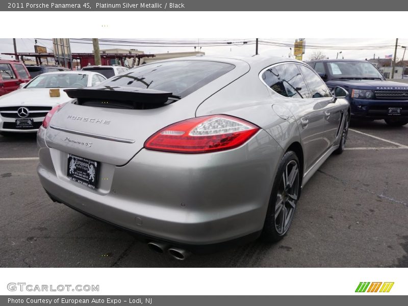 Platinum Silver Metallic / Black 2011 Porsche Panamera 4S