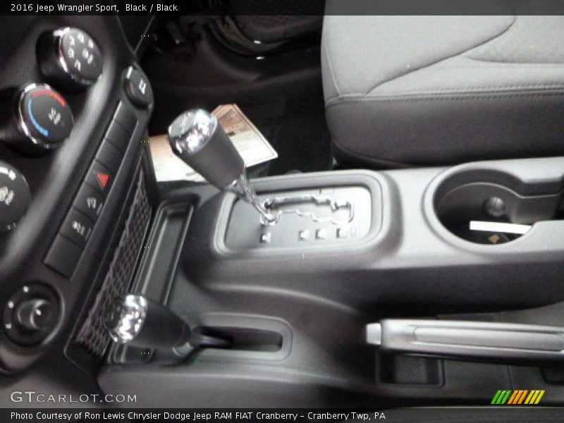 Black / Black 2016 Jeep Wrangler Sport