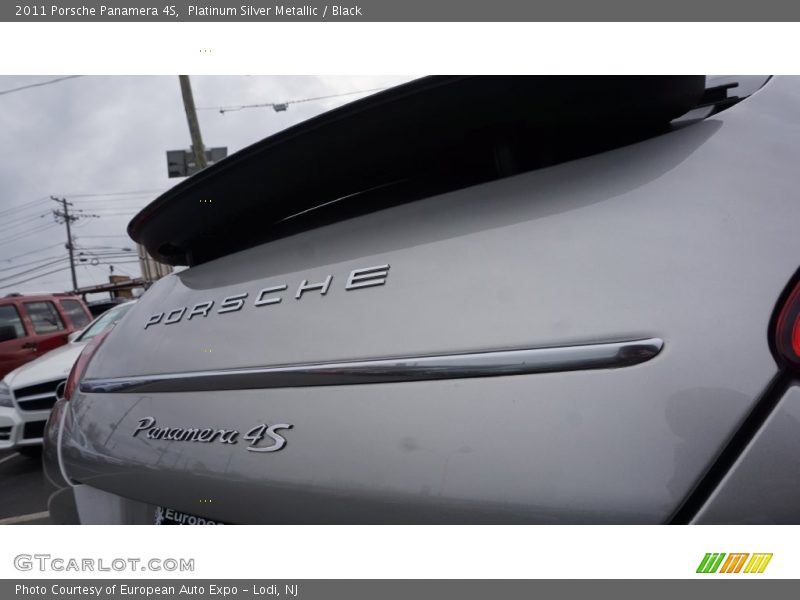 Platinum Silver Metallic / Black 2011 Porsche Panamera 4S