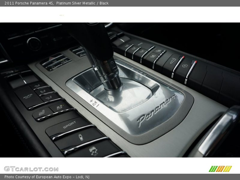 Platinum Silver Metallic / Black 2011 Porsche Panamera 4S