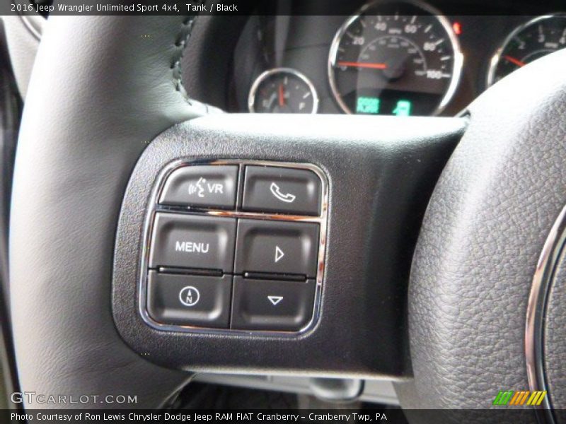 Tank / Black 2016 Jeep Wrangler Unlimited Sport 4x4