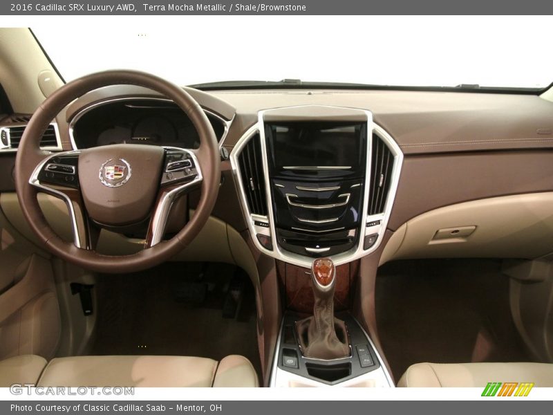 Terra Mocha Metallic / Shale/Brownstone 2016 Cadillac SRX Luxury AWD