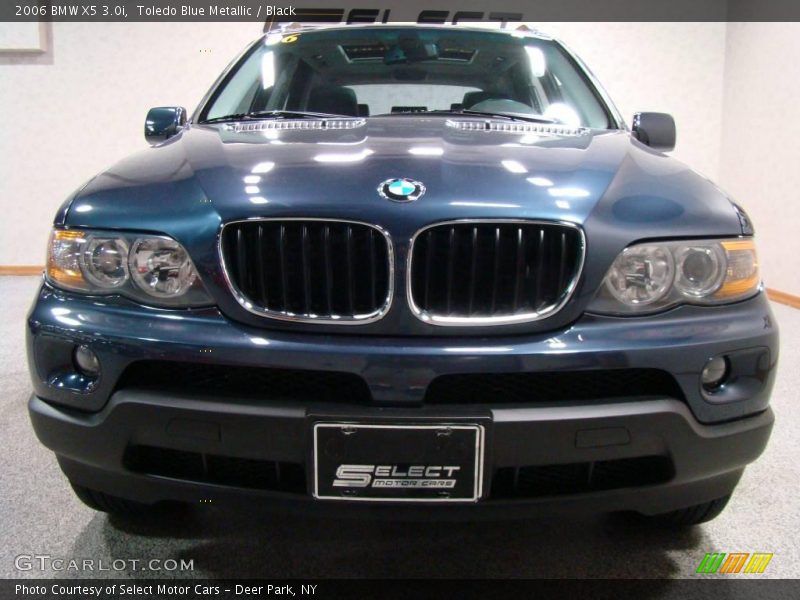 Toledo Blue Metallic / Black 2006 BMW X5 3.0i