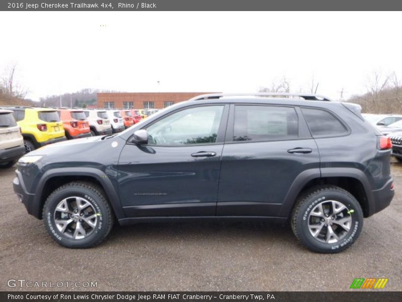 Rhino / Black 2016 Jeep Cherokee Trailhawk 4x4