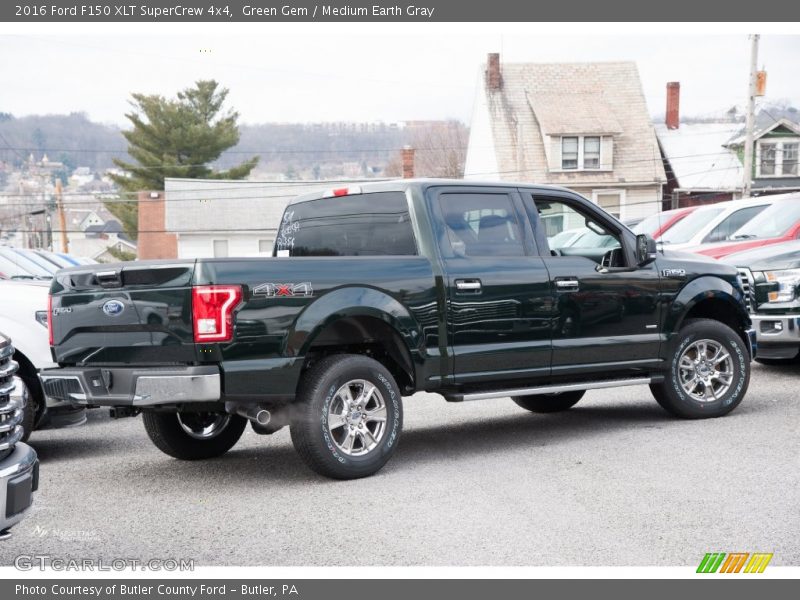Green Gem / Medium Earth Gray 2016 Ford F150 XLT SuperCrew 4x4