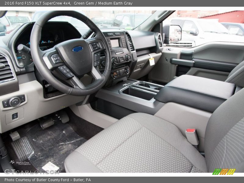 Green Gem / Medium Earth Gray 2016 Ford F150 XLT SuperCrew 4x4