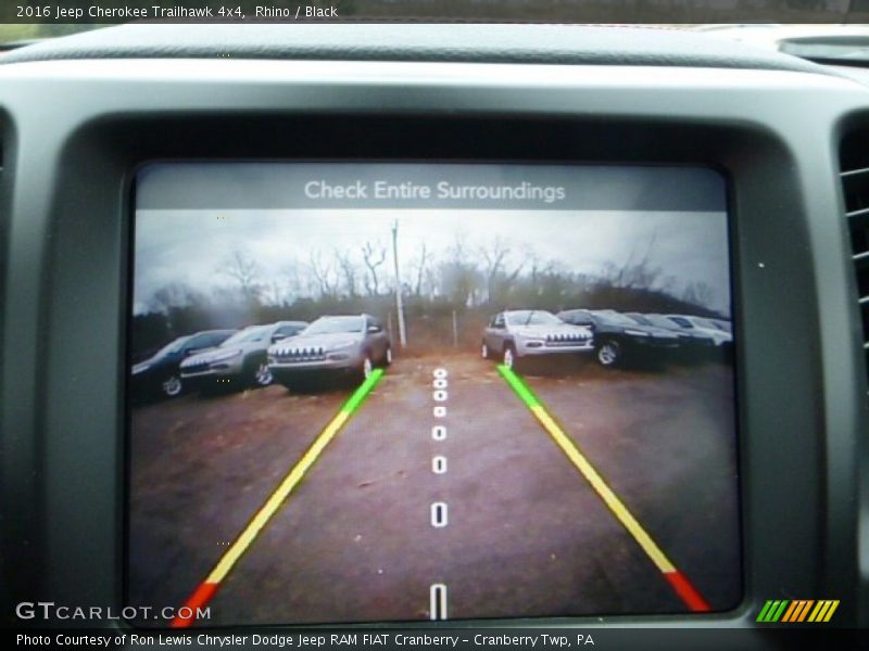Rhino / Black 2016 Jeep Cherokee Trailhawk 4x4