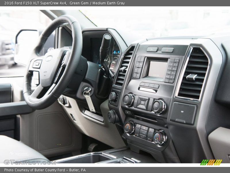 Green Gem / Medium Earth Gray 2016 Ford F150 XLT SuperCrew 4x4