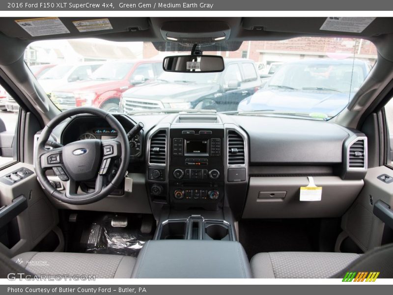 Green Gem / Medium Earth Gray 2016 Ford F150 XLT SuperCrew 4x4