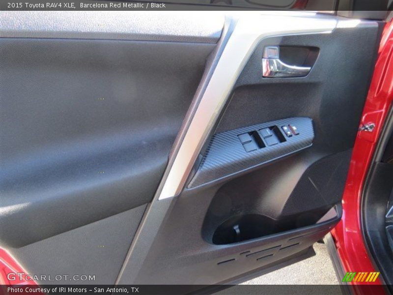 Barcelona Red Metallic / Black 2015 Toyota RAV4 XLE