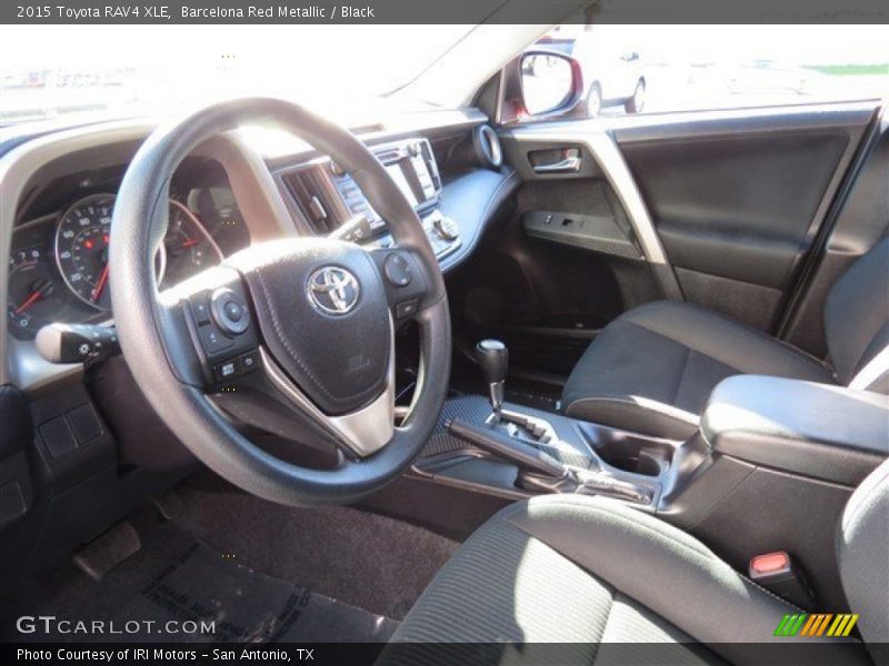 Barcelona Red Metallic / Black 2015 Toyota RAV4 XLE