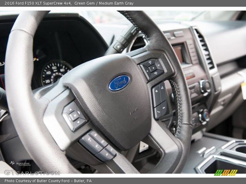 Green Gem / Medium Earth Gray 2016 Ford F150 XLT SuperCrew 4x4