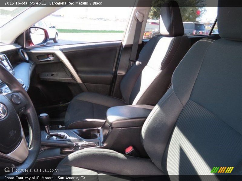 Barcelona Red Metallic / Black 2015 Toyota RAV4 XLE