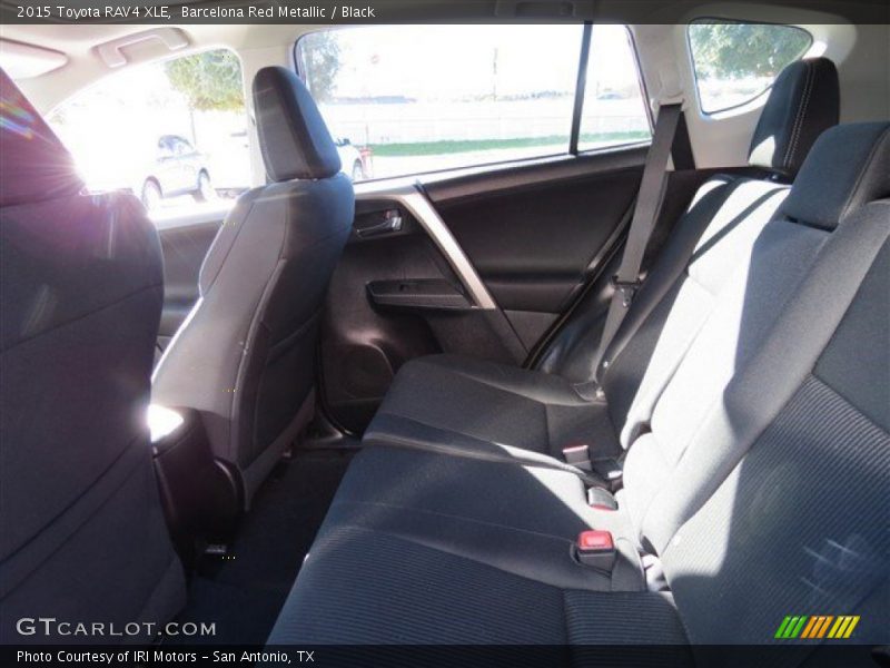 Barcelona Red Metallic / Black 2015 Toyota RAV4 XLE