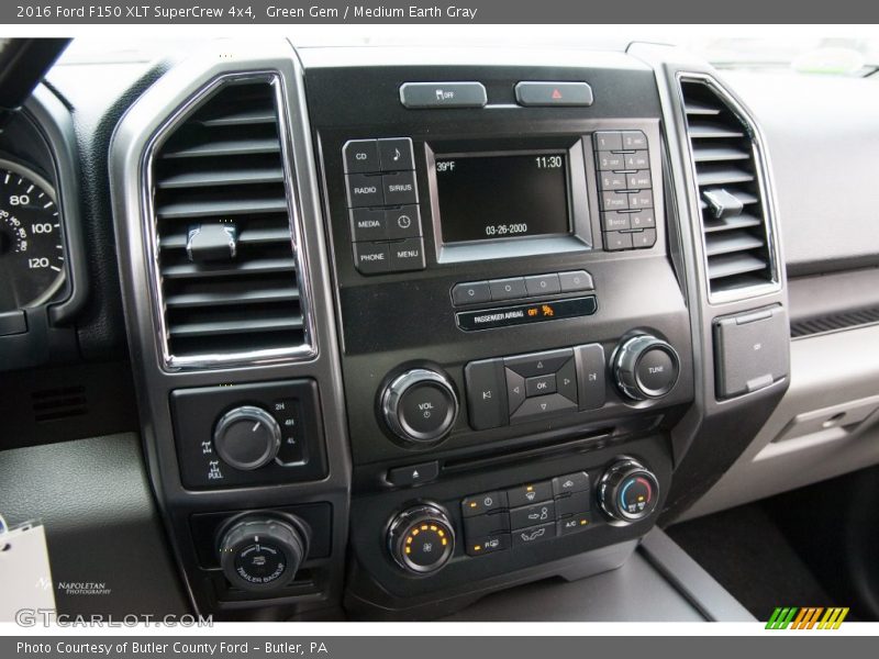 Green Gem / Medium Earth Gray 2016 Ford F150 XLT SuperCrew 4x4