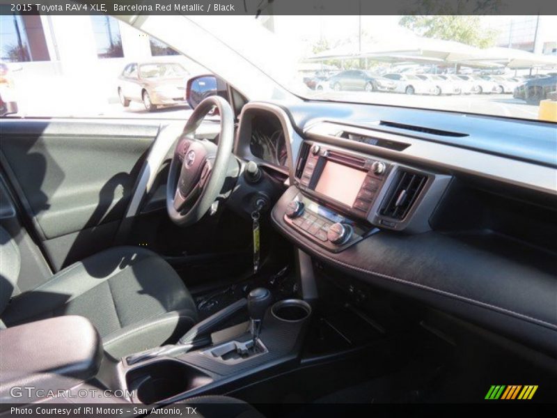 Barcelona Red Metallic / Black 2015 Toyota RAV4 XLE