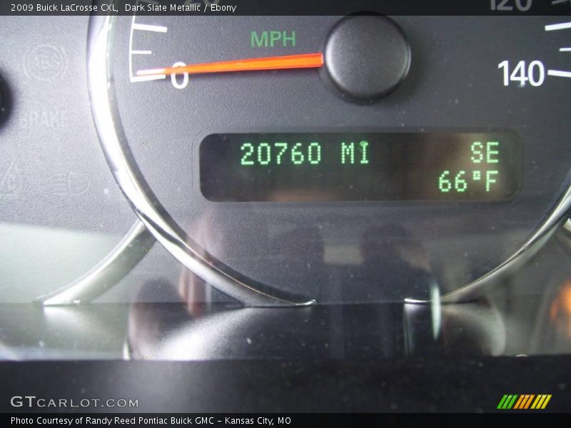 Dark Slate Metallic / Ebony 2009 Buick LaCrosse CXL