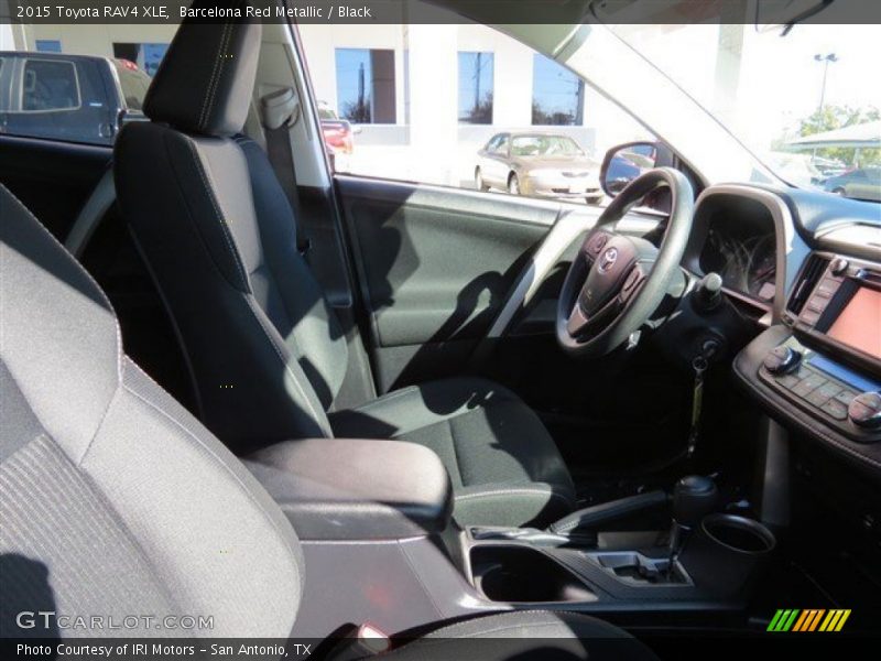 Barcelona Red Metallic / Black 2015 Toyota RAV4 XLE