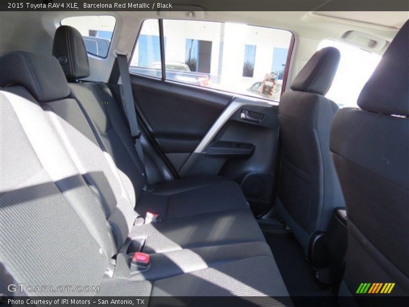 Barcelona Red Metallic / Black 2015 Toyota RAV4 XLE