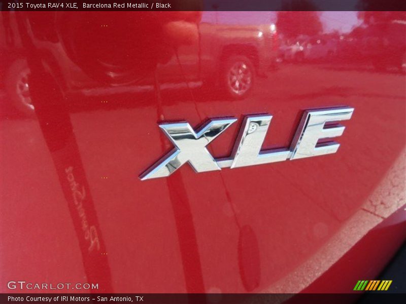 Barcelona Red Metallic / Black 2015 Toyota RAV4 XLE