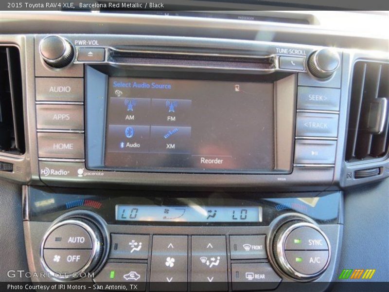Barcelona Red Metallic / Black 2015 Toyota RAV4 XLE