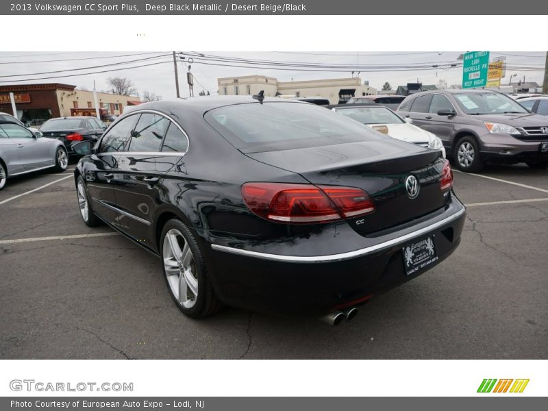 Deep Black Metallic / Desert Beige/Black 2013 Volkswagen CC Sport Plus