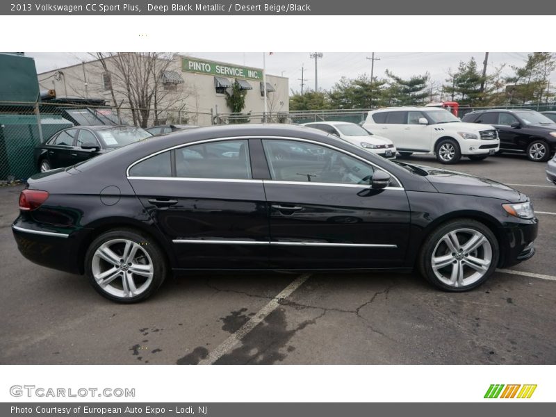 Deep Black Metallic / Desert Beige/Black 2013 Volkswagen CC Sport Plus