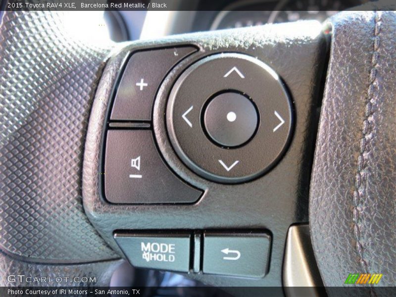 Barcelona Red Metallic / Black 2015 Toyota RAV4 XLE