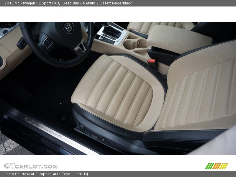 Deep Black Metallic / Desert Beige/Black 2013 Volkswagen CC Sport Plus