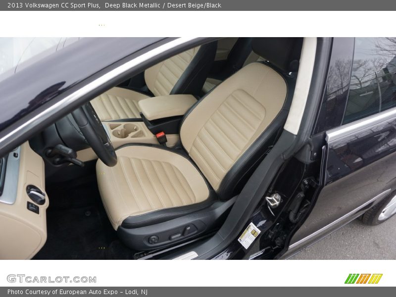 Deep Black Metallic / Desert Beige/Black 2013 Volkswagen CC Sport Plus