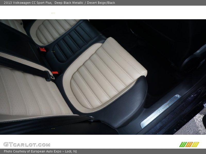Deep Black Metallic / Desert Beige/Black 2013 Volkswagen CC Sport Plus