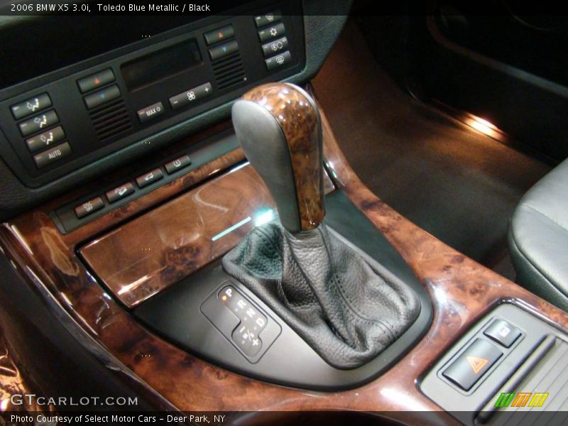 Toledo Blue Metallic / Black 2006 BMW X5 3.0i