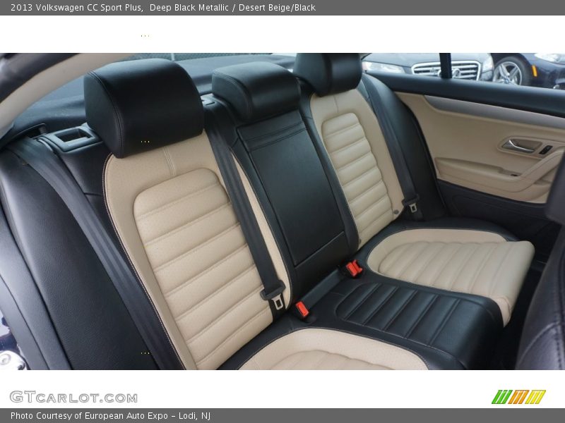 Deep Black Metallic / Desert Beige/Black 2013 Volkswagen CC Sport Plus