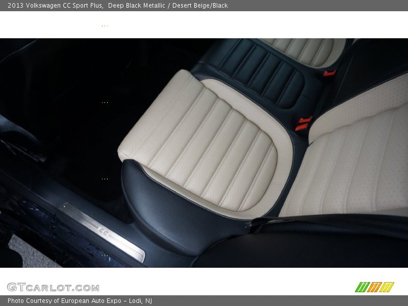 Deep Black Metallic / Desert Beige/Black 2013 Volkswagen CC Sport Plus