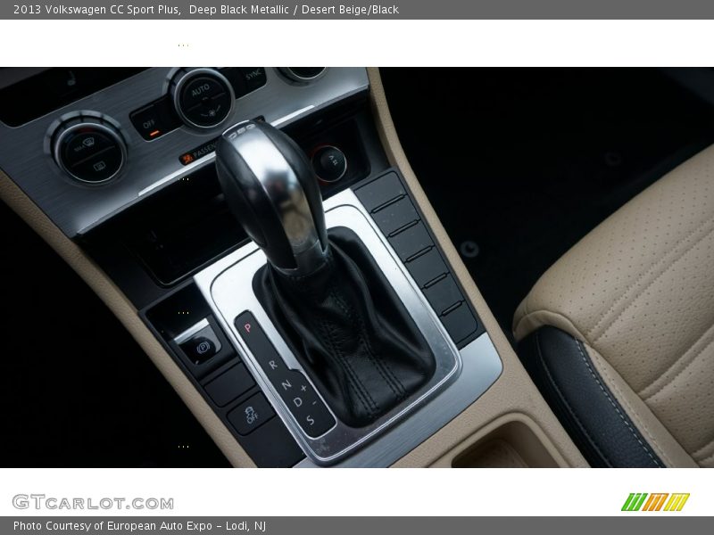Deep Black Metallic / Desert Beige/Black 2013 Volkswagen CC Sport Plus