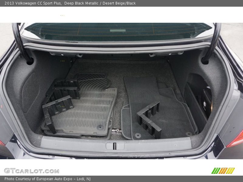 Deep Black Metallic / Desert Beige/Black 2013 Volkswagen CC Sport Plus