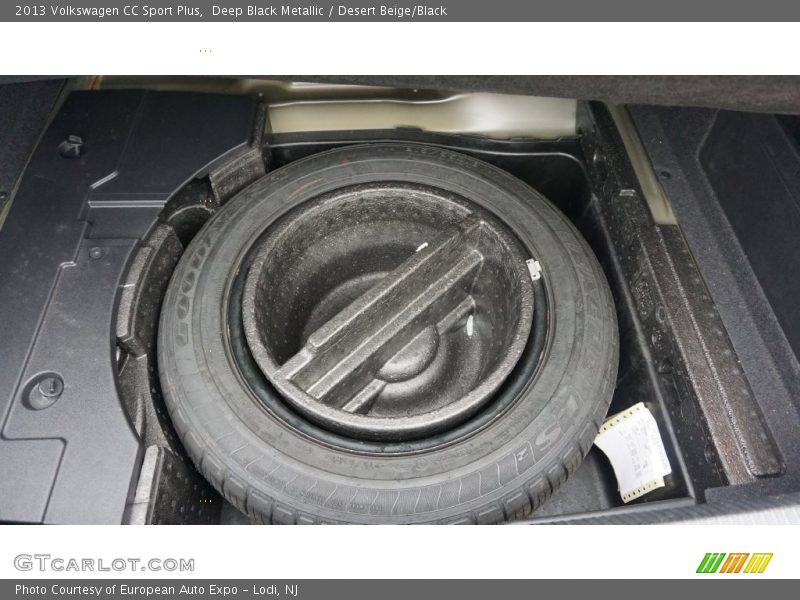 Deep Black Metallic / Desert Beige/Black 2013 Volkswagen CC Sport Plus