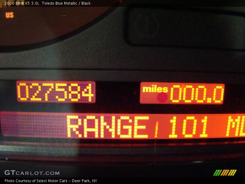 Toledo Blue Metallic / Black 2006 BMW X5 3.0i