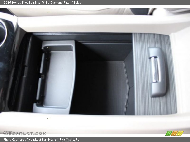 White Diamond Pearl / Beige 2016 Honda Pilot Touring