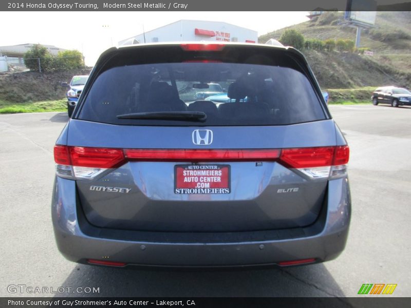 Modern Steel Metallic / Gray 2014 Honda Odyssey Touring