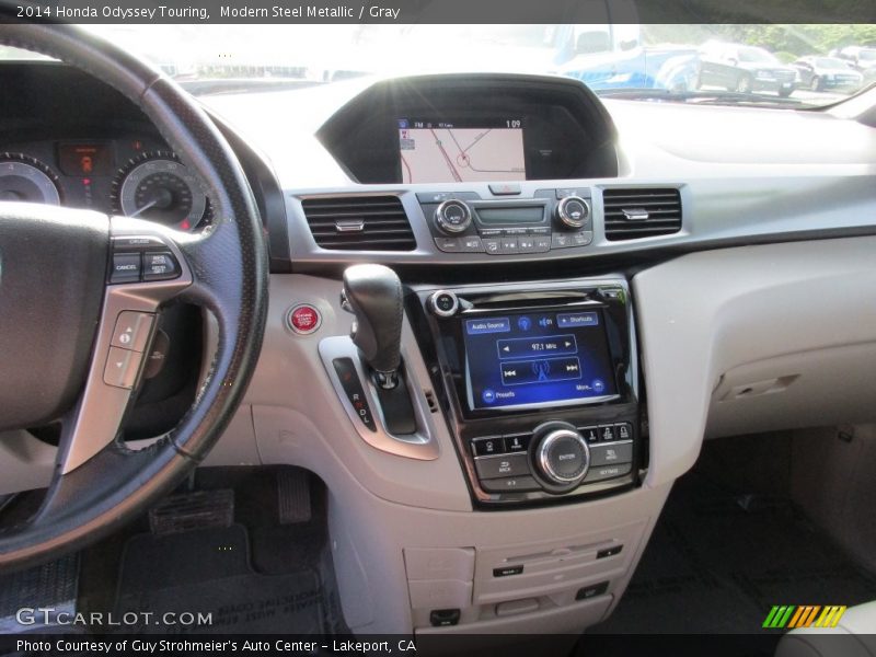 Modern Steel Metallic / Gray 2014 Honda Odyssey Touring