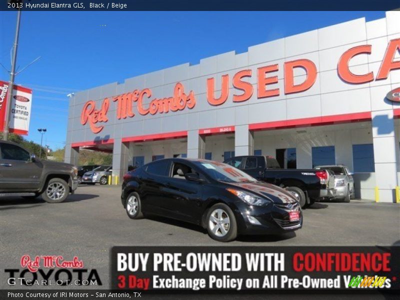 Black / Beige 2013 Hyundai Elantra GLS