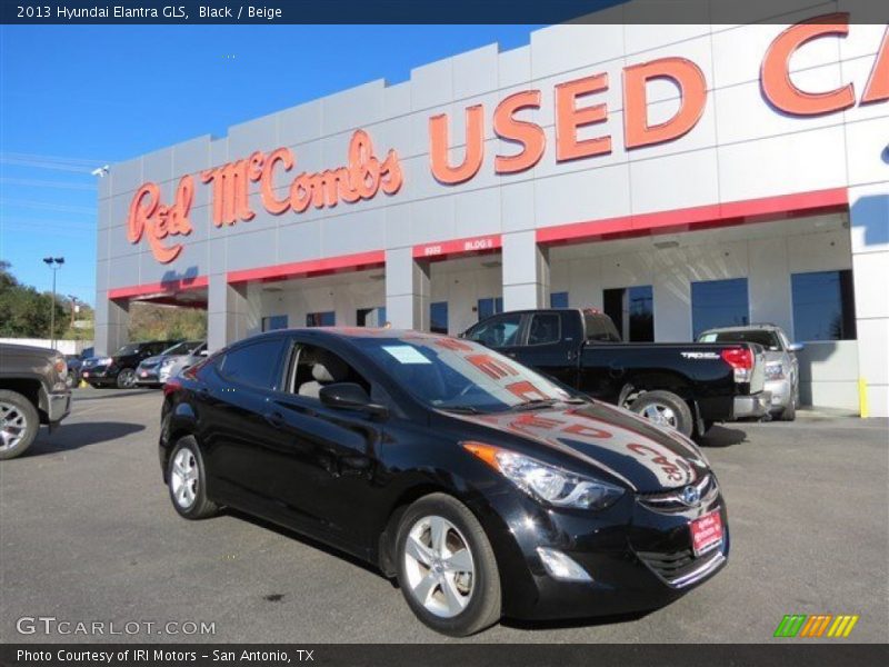 Black / Beige 2013 Hyundai Elantra GLS