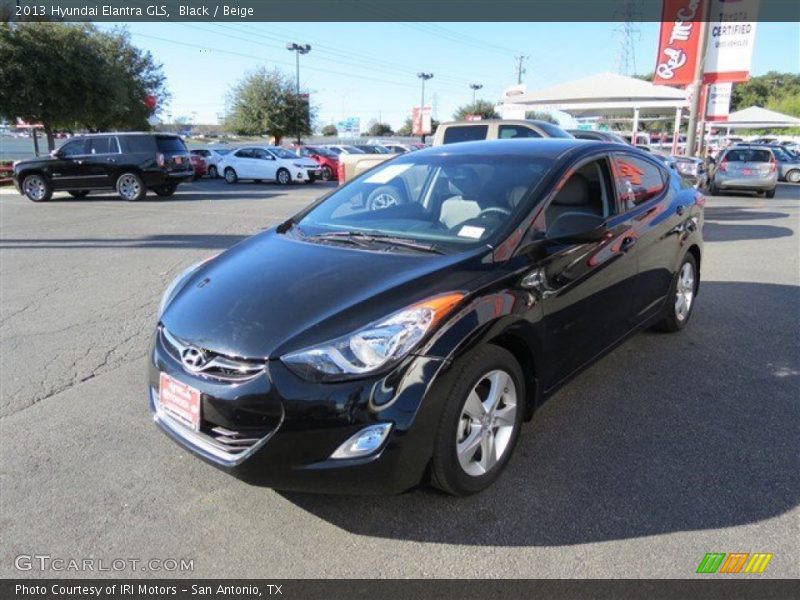 Black / Beige 2013 Hyundai Elantra GLS