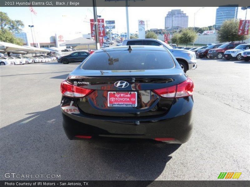 Black / Beige 2013 Hyundai Elantra GLS