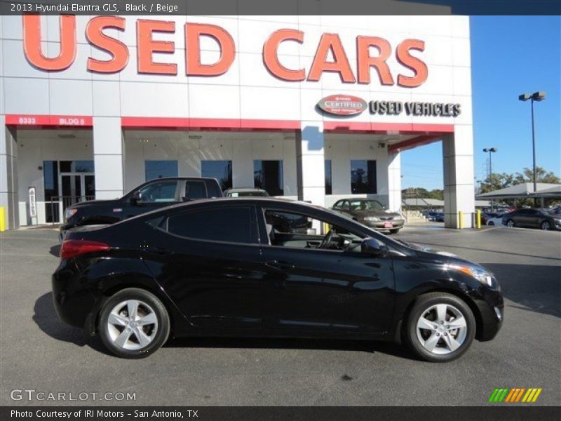 Black / Beige 2013 Hyundai Elantra GLS