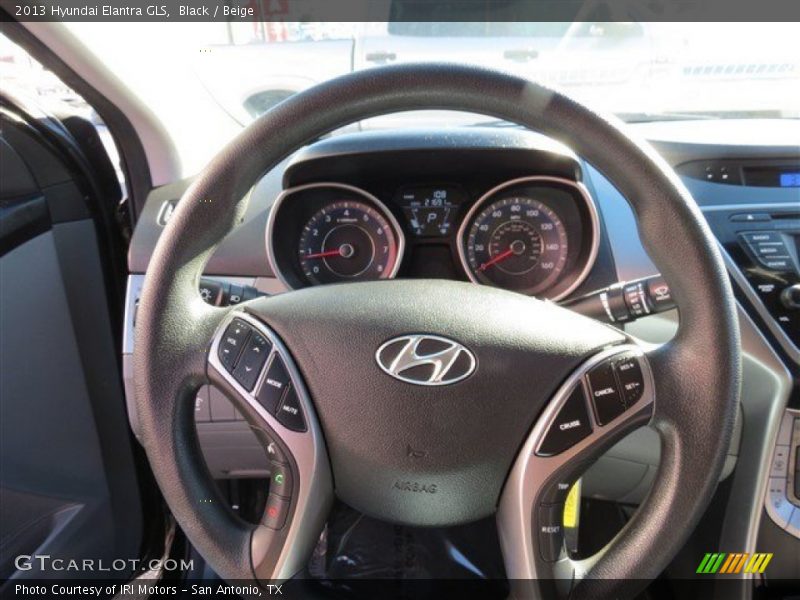 Black / Beige 2013 Hyundai Elantra GLS